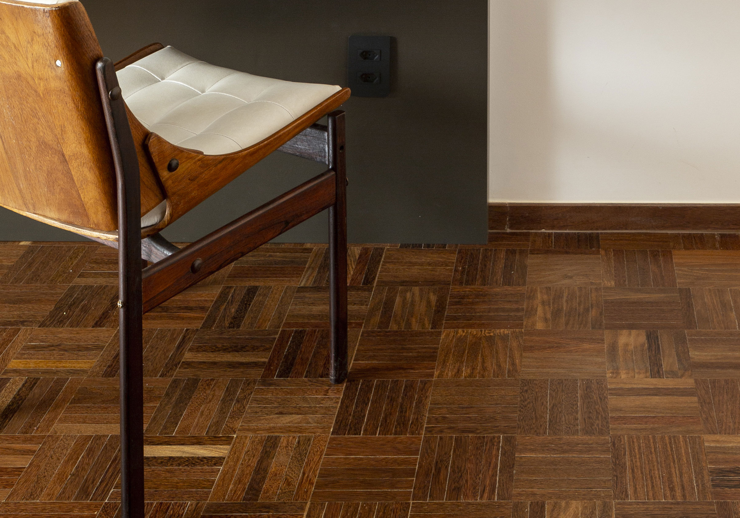 Piso de madeira Parquet Paulista Sucupira