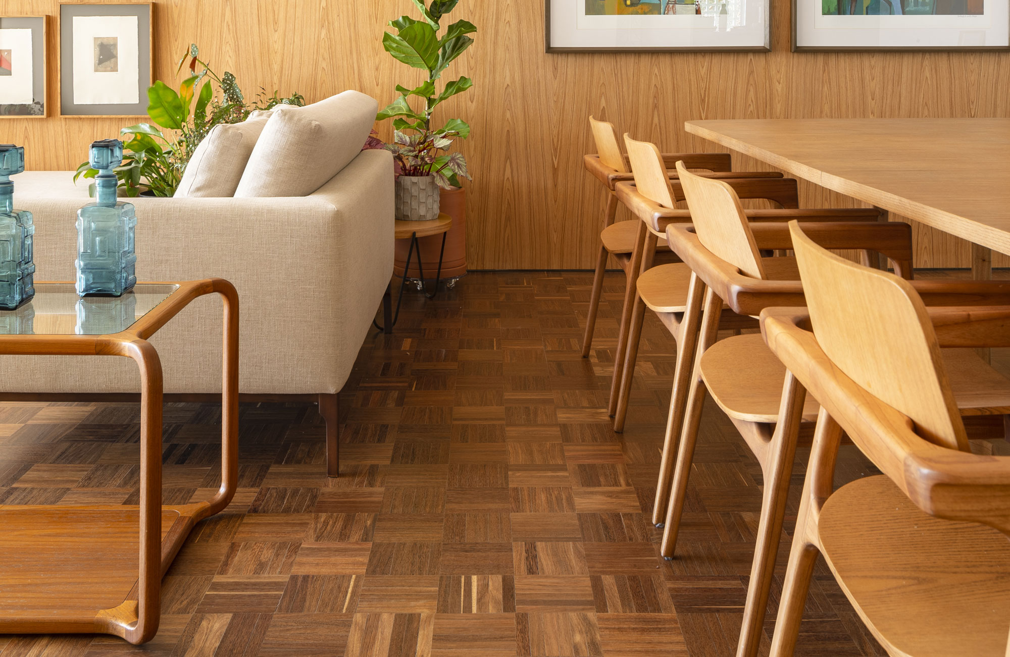 Apartamento com Taco estilo Parquet Paulista Durevole