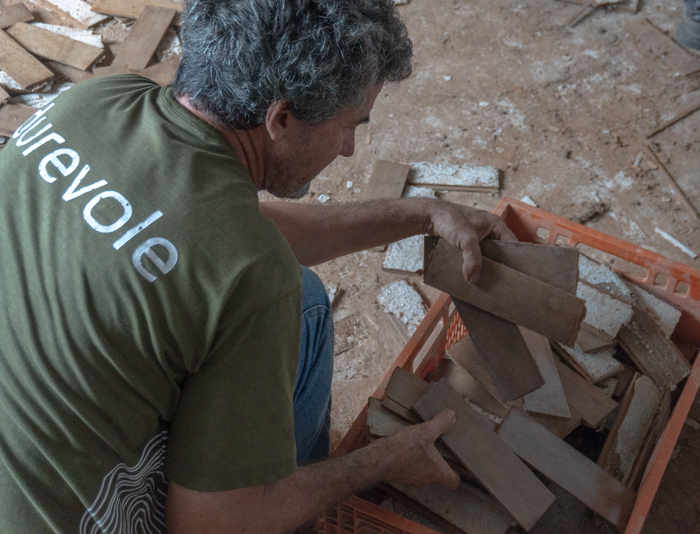 Coletor de pisos de madeira Taco Durevole